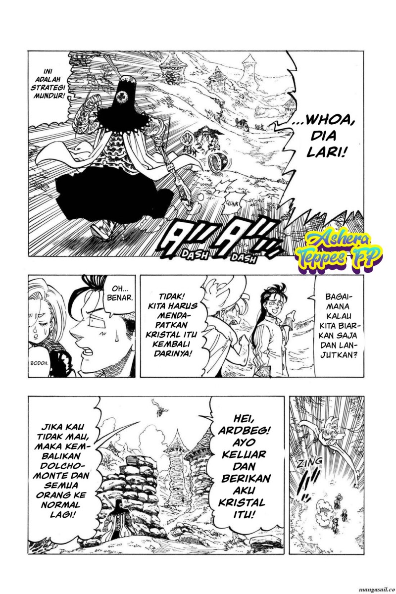 Halaman 9 dari Mokushiroku no Yonkishi Chapter 37