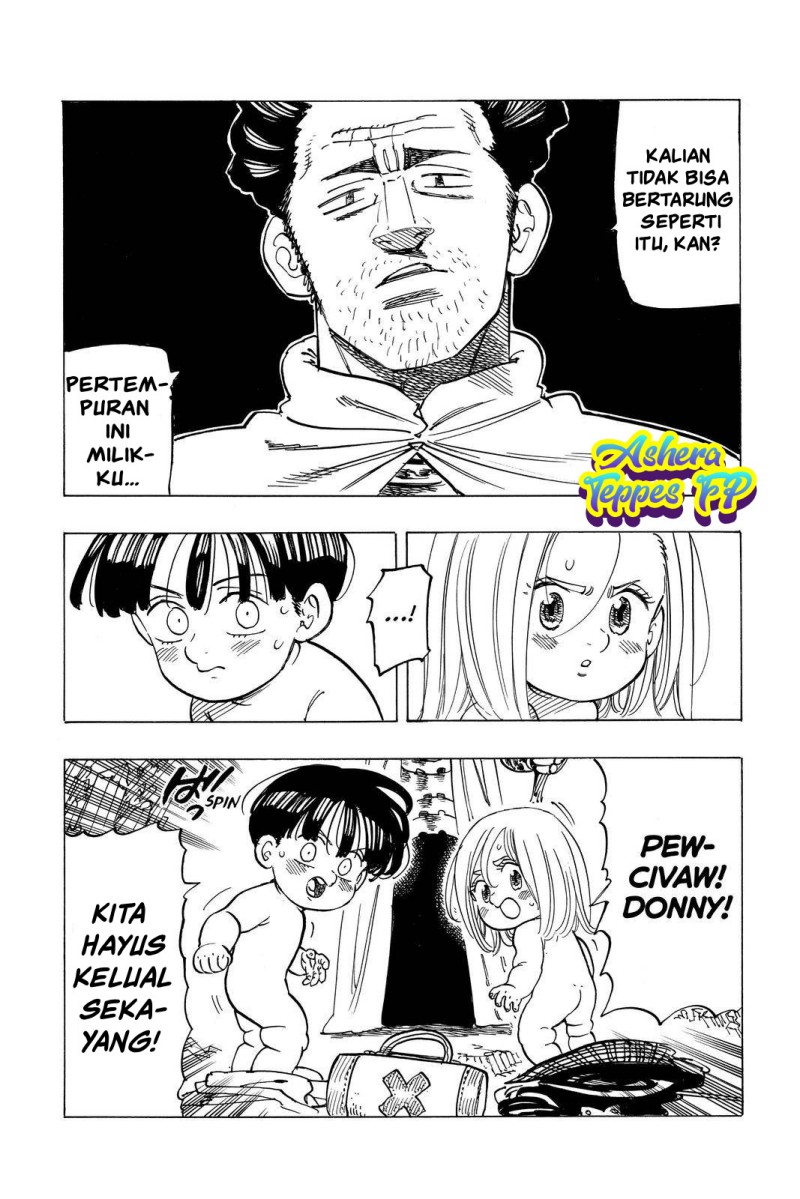 Halaman 5 dari Mokushiroku no Yonkishi Chapter 38