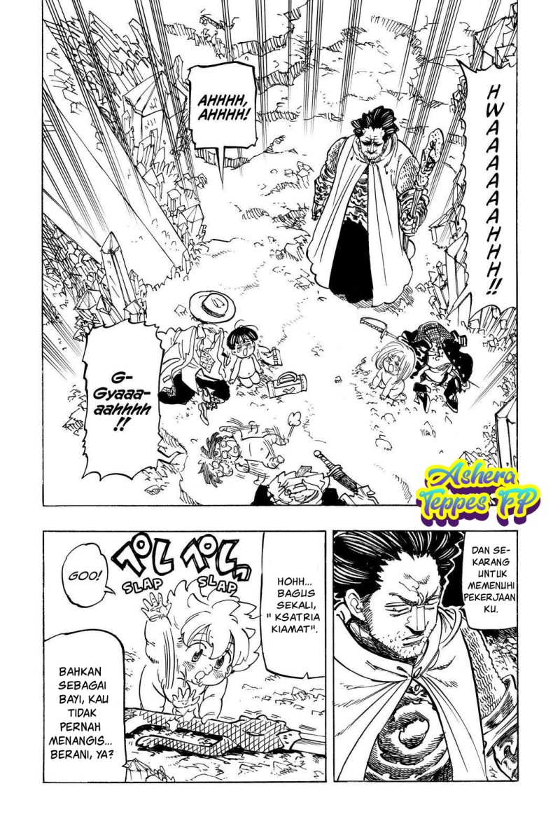 Halaman 7 dari Mokushiroku no Yonkishi Chapter 38
