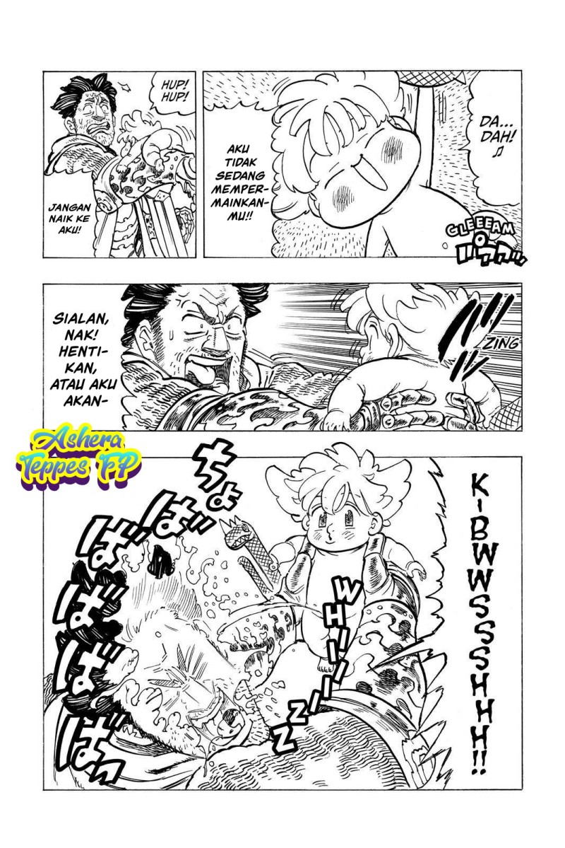 Halaman 9 dari Mokushiroku no Yonkishi Chapter 38