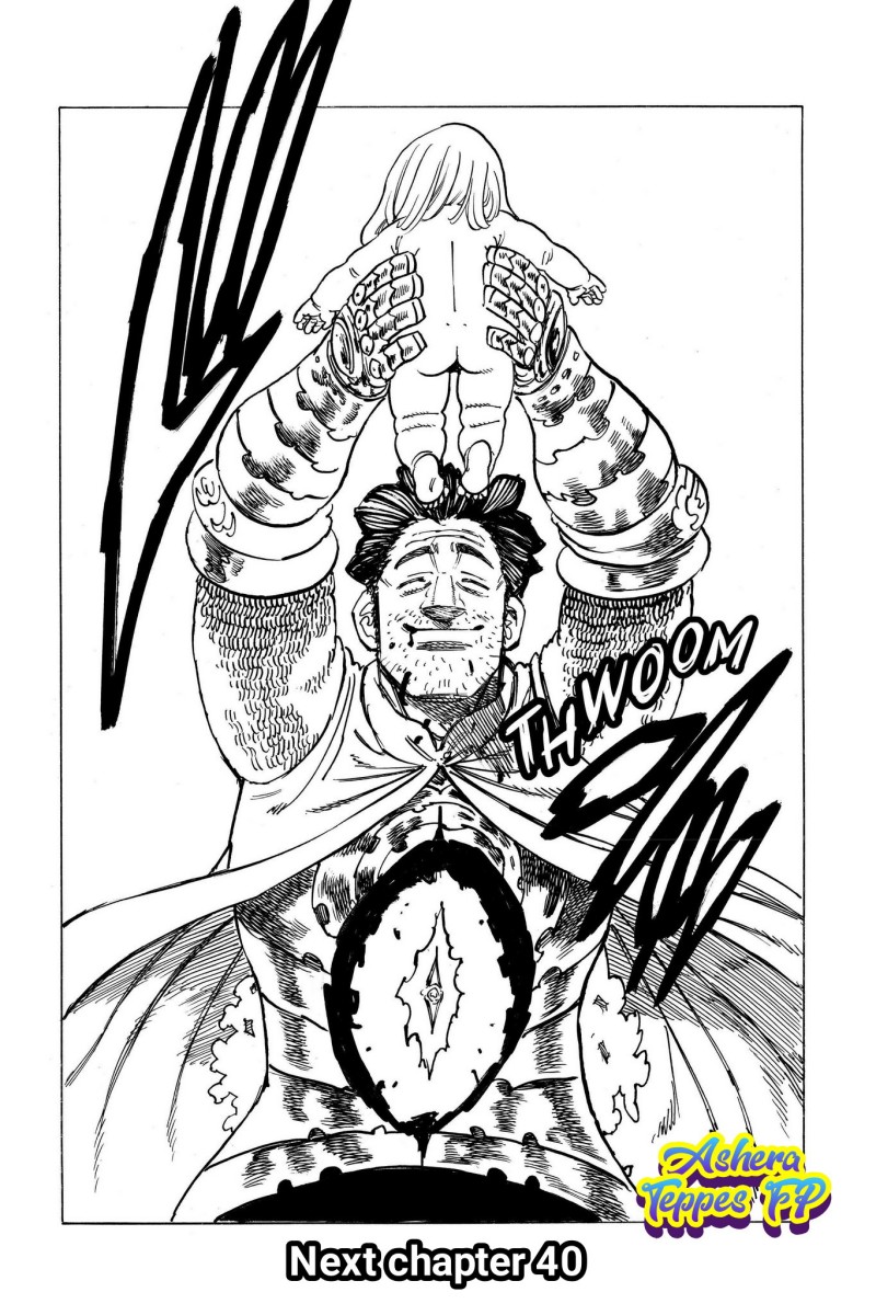 Halaman 23 dari Mokushiroku no Yonkishi Chapter 39