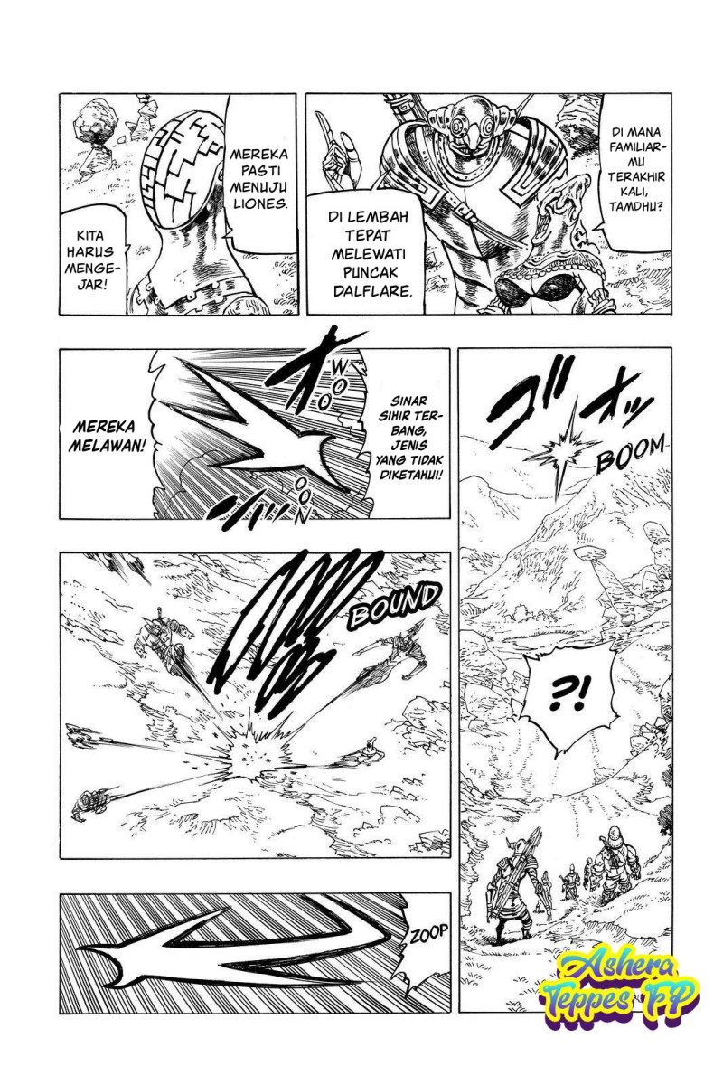 Halaman 12 dari Mokushiroku no Yonkishi Chapter 40
