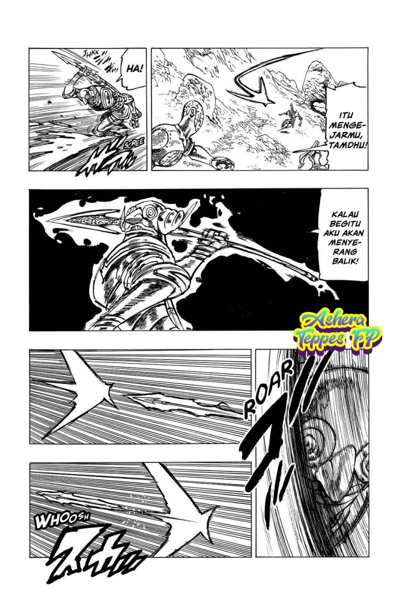 Halaman 13 dari Mokushiroku no Yonkishi Chapter 40