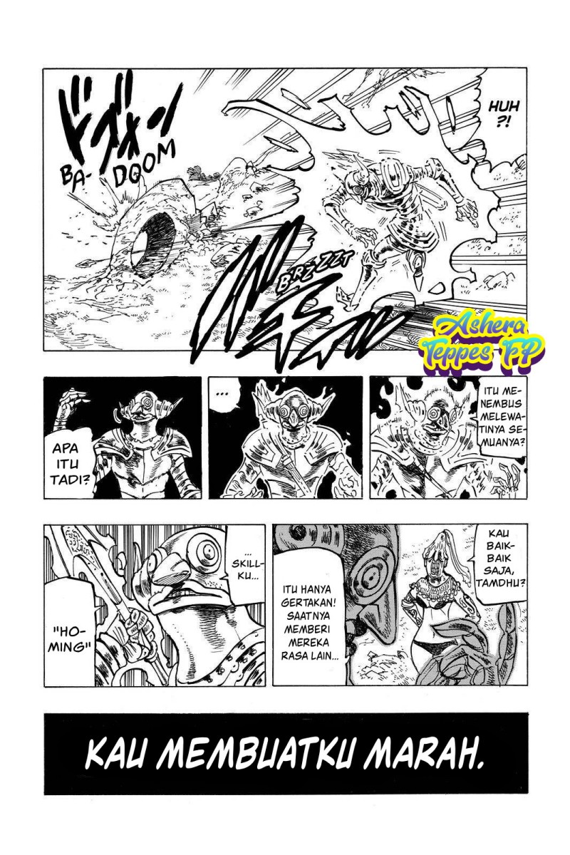 Halaman 14 dari Mokushiroku no Yonkishi Chapter 40