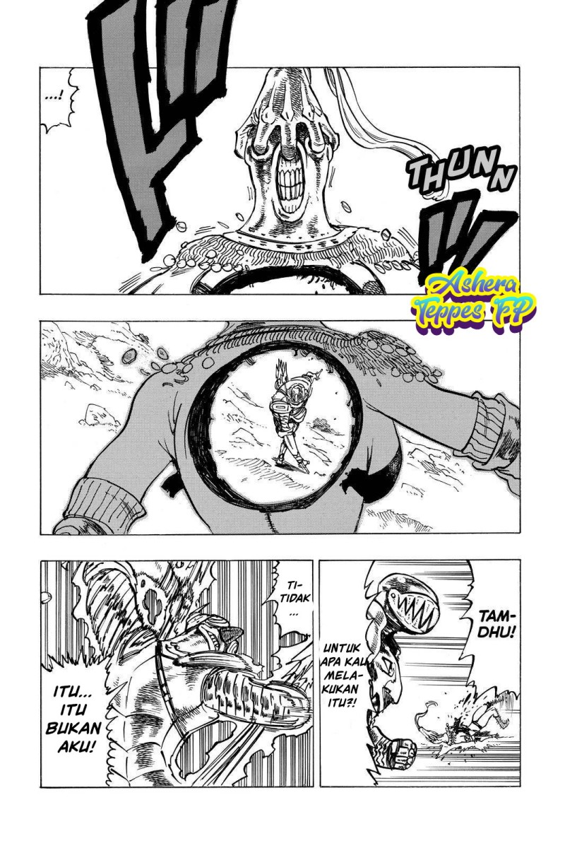 Halaman 15 dari Mokushiroku no Yonkishi Chapter 40