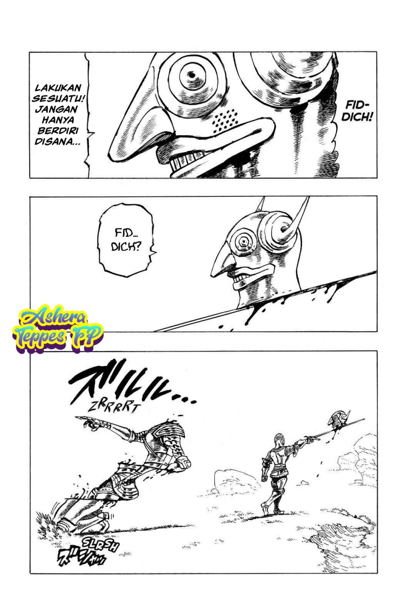Halaman 17 dari Mokushiroku no Yonkishi Chapter 40
