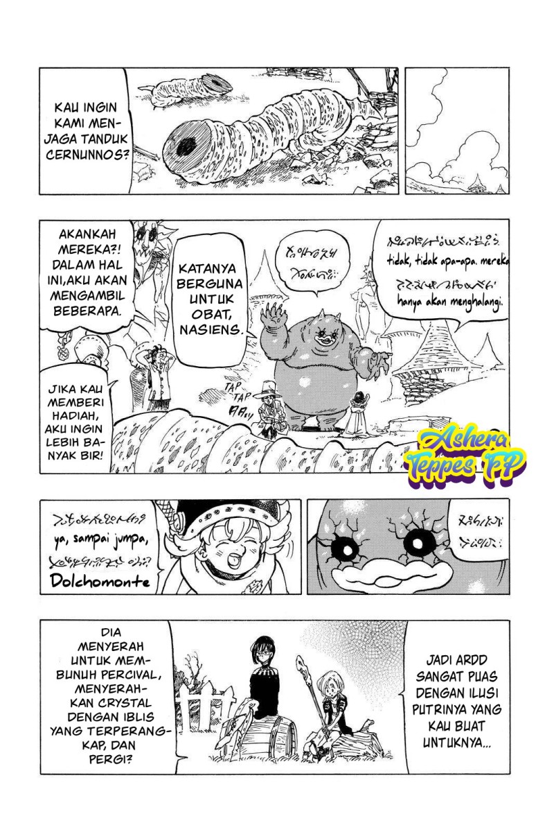 Halaman 19 dari Mokushiroku no Yonkishi Chapter 40