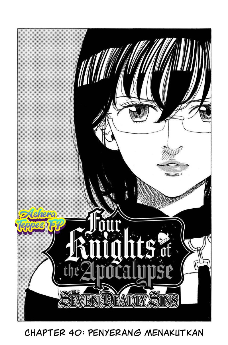 Halaman 2 dari Mokushiroku no Yonkishi Chapter 40