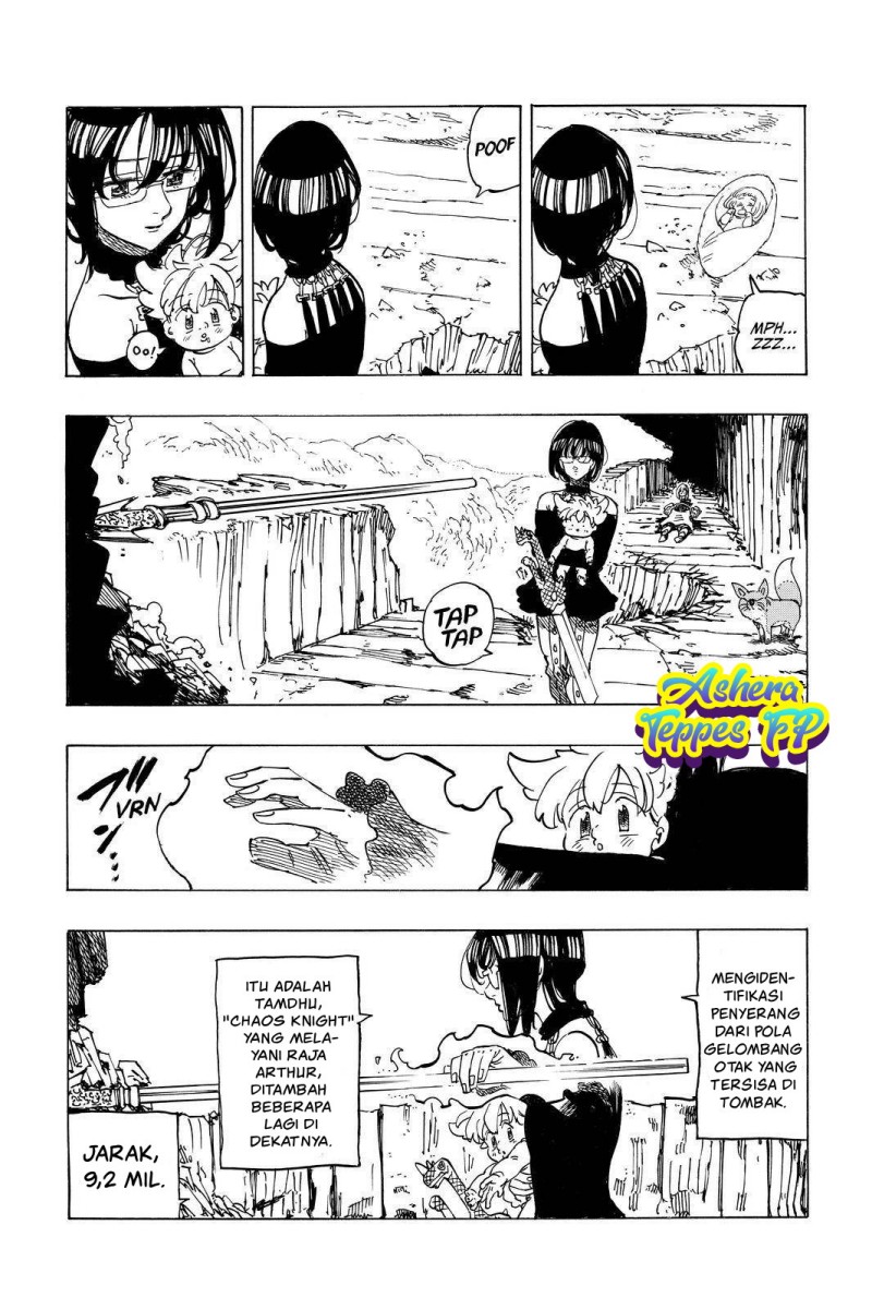 Halaman 5 dari Mokushiroku no Yonkishi Chapter 40