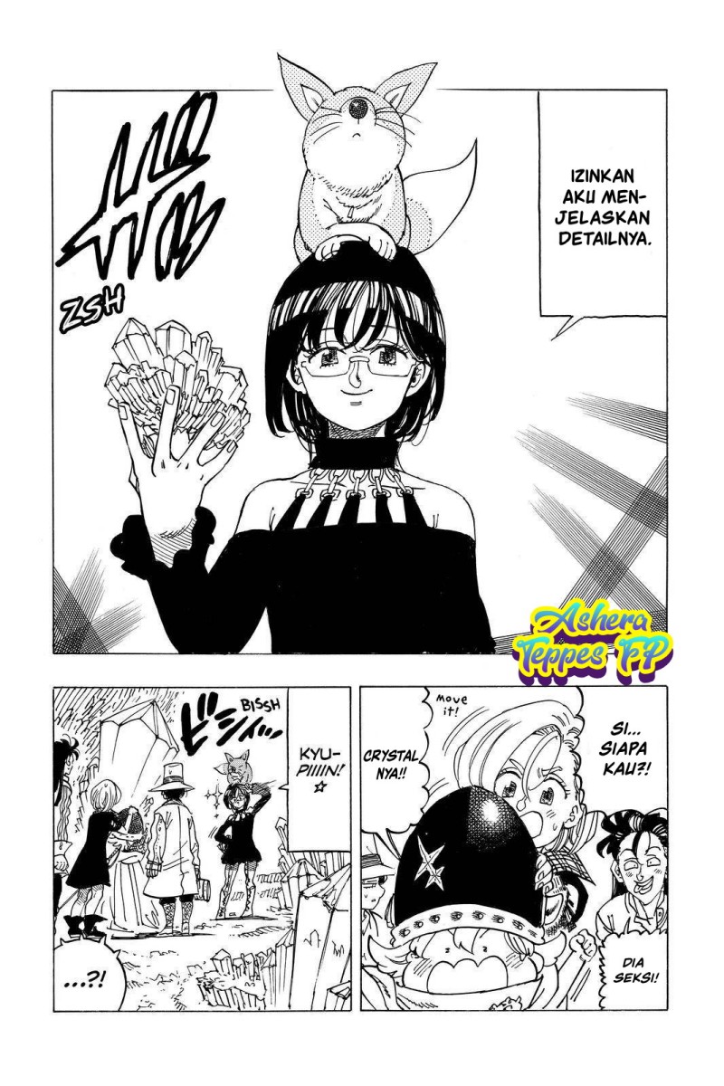 Halaman 9 dari Mokushiroku no Yonkishi Chapter 40