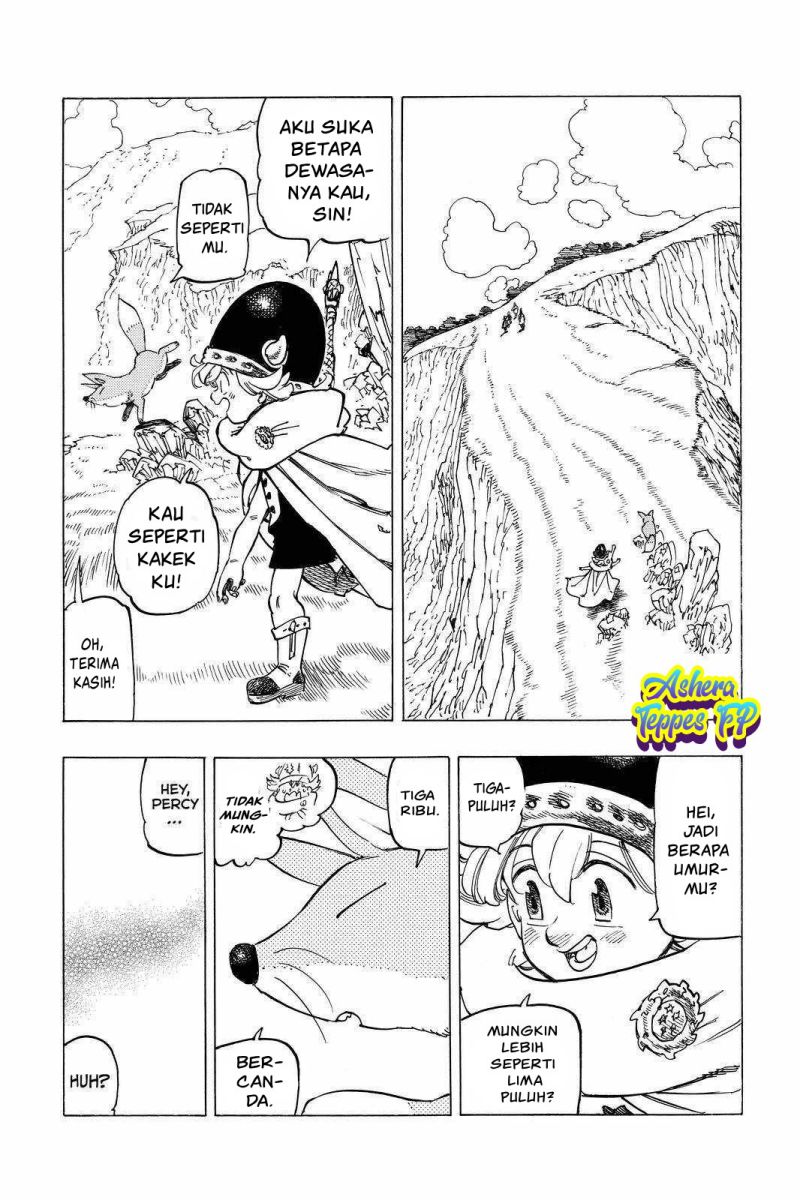 Halaman 17 dari Mokushiroku no Yonkishi Chapter 41