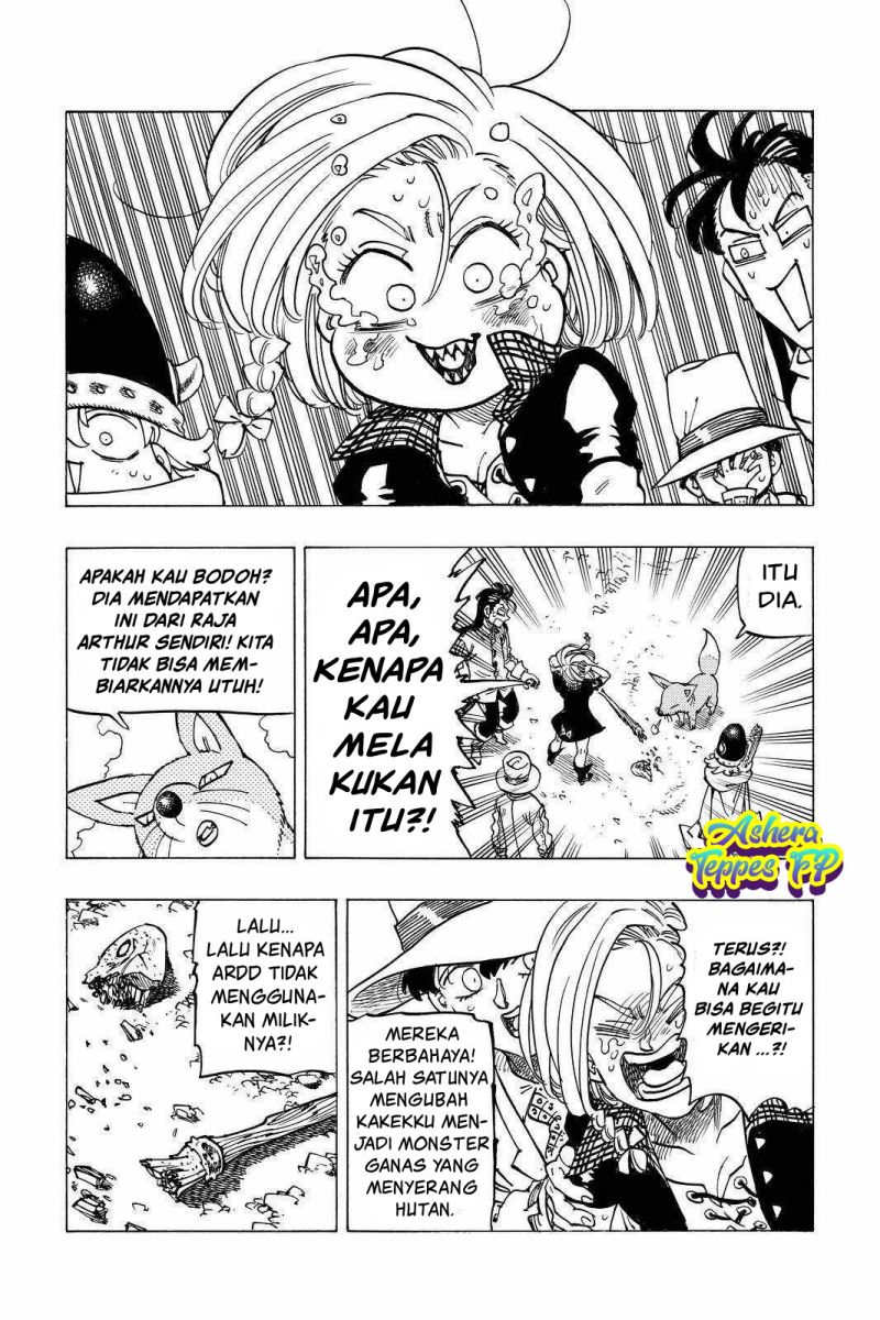 Halaman 8 dari Mokushiroku no Yonkishi Chapter 41
