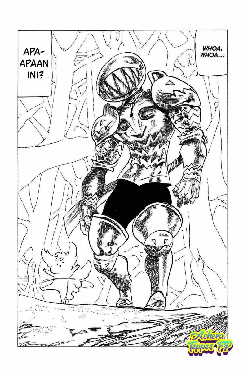 Halaman 13 dari Mokushiroku no Yonkishi Chapter 42