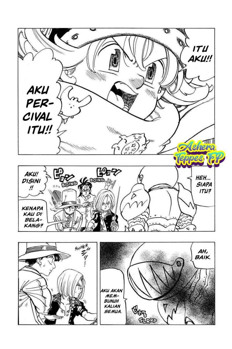 Halaman 16 dari Mokushiroku no Yonkishi Chapter 42