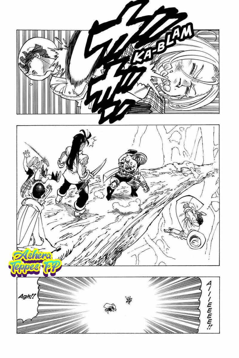 Halaman 17 dari Mokushiroku no Yonkishi Chapter 42