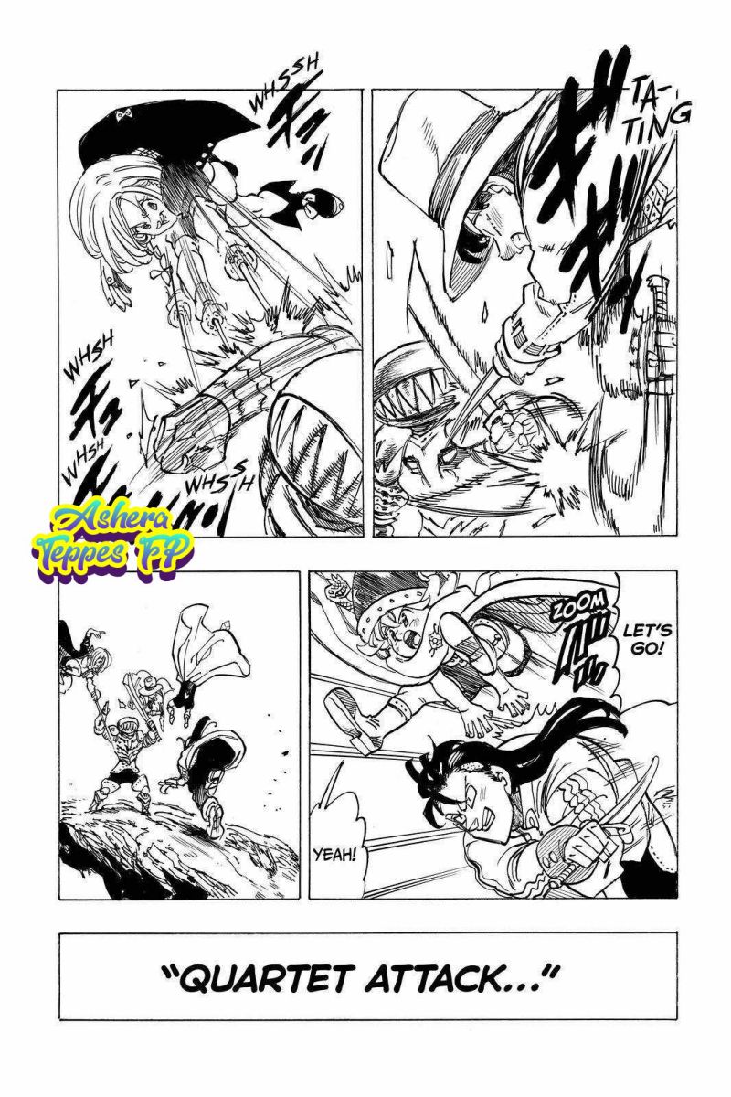 Halaman 20 dari Mokushiroku no Yonkishi Chapter 42