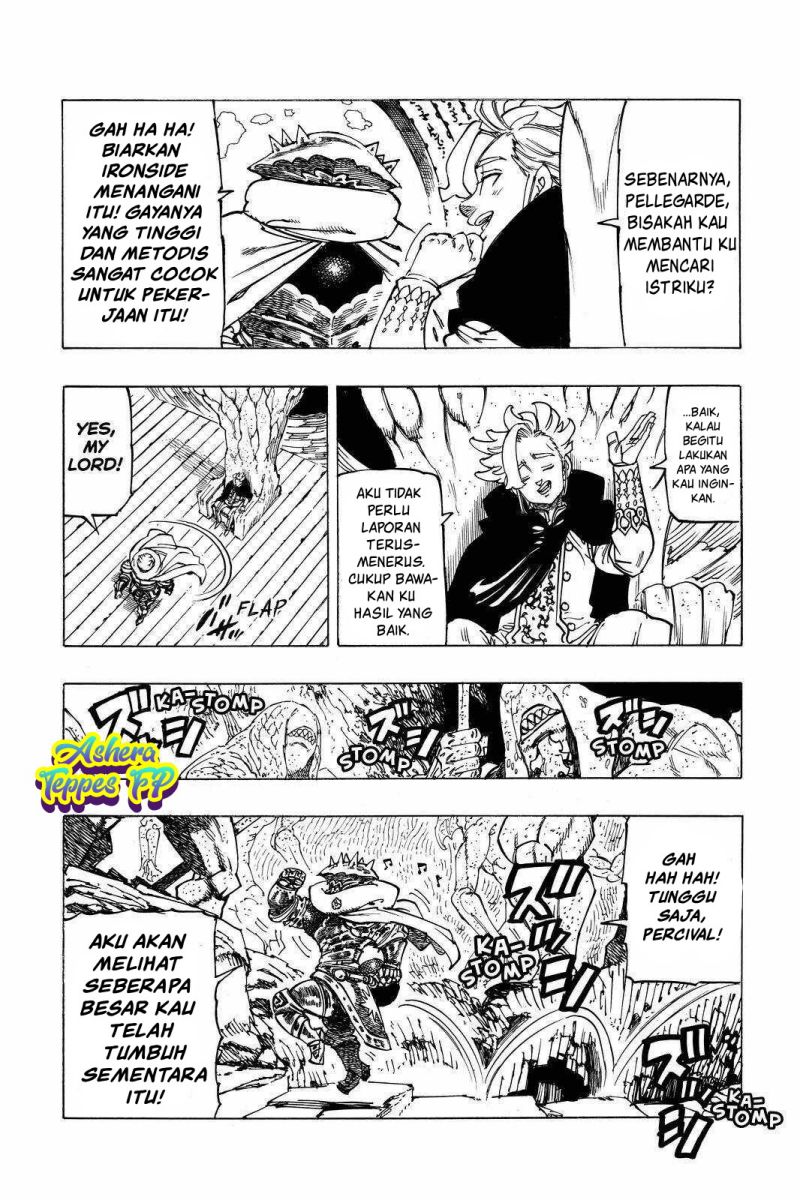 Halaman 4 dari Mokushiroku no Yonkishi Chapter 42
