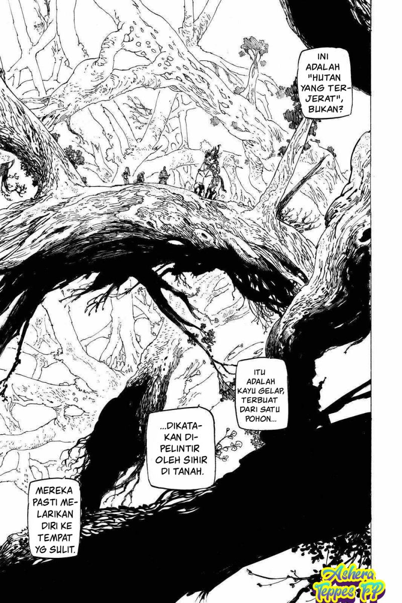 Halaman 6 dari Mokushiroku no Yonkishi Chapter 42