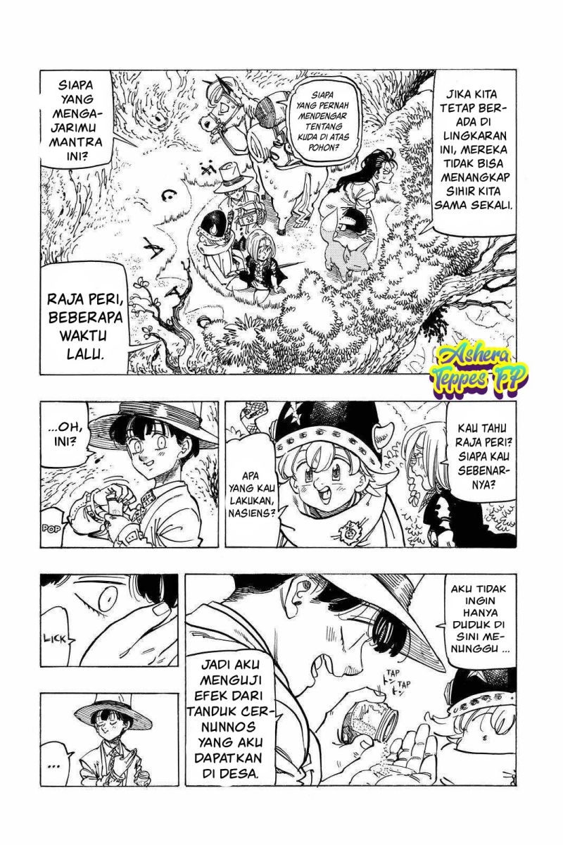 Halaman 9 dari Mokushiroku no Yonkishi Chapter 42