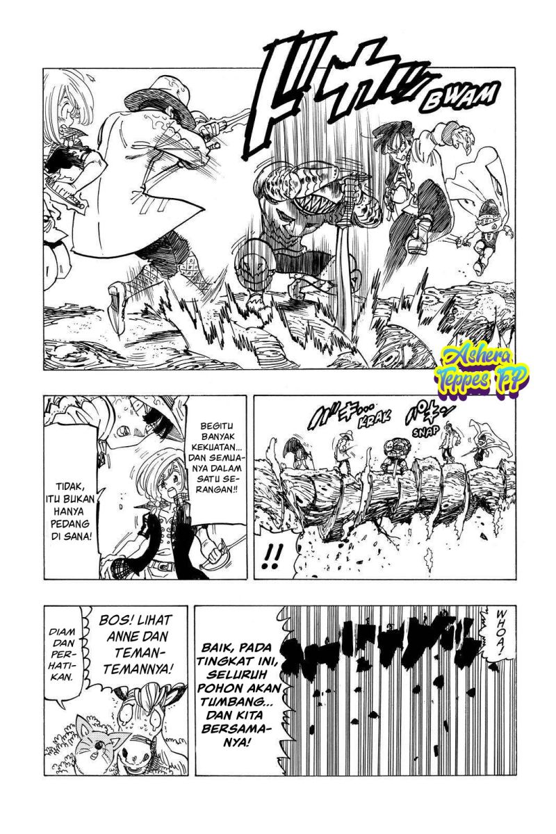 Halaman 10 dari Mokushiroku no Yonkishi Chapter 43