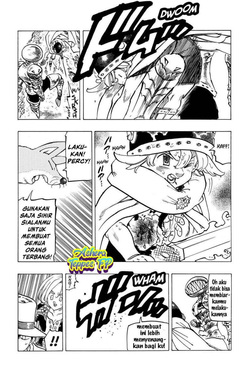 Halaman 13 dari Mokushiroku no Yonkishi Chapter 43