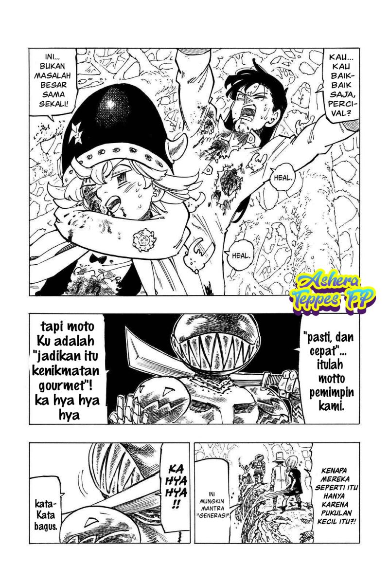 Halaman 14 dari Mokushiroku no Yonkishi Chapter 43