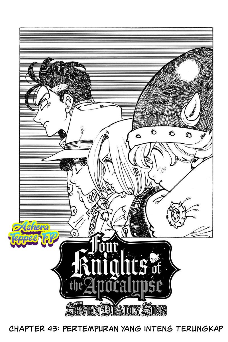 Halaman 2 dari Mokushiroku no Yonkishi Chapter 43