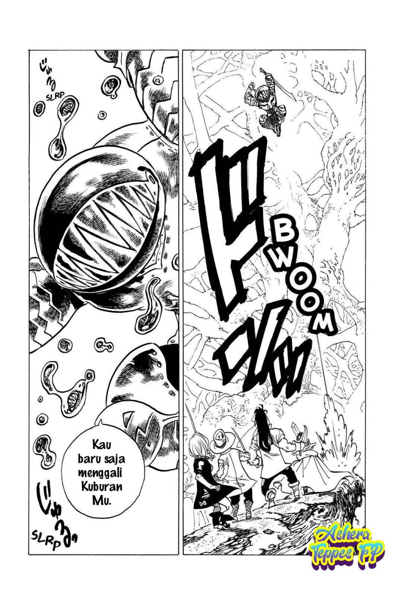 Halaman 7 dari Mokushiroku no Yonkishi Chapter 43