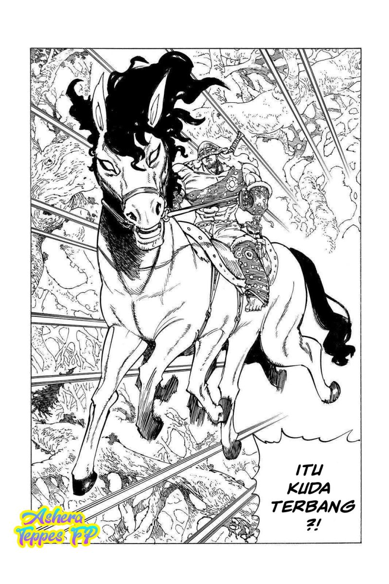 Halaman 10 dari Mokushiroku no Yonkishi Chapter 44
