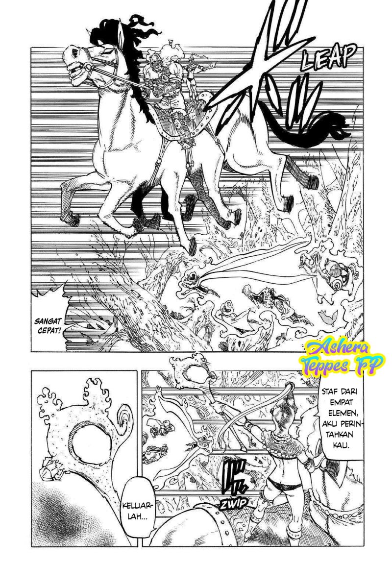 Halaman 12 dari Mokushiroku no Yonkishi Chapter 44