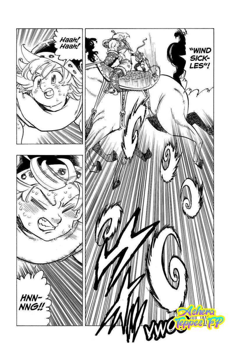 Halaman 13 dari Mokushiroku no Yonkishi Chapter 44