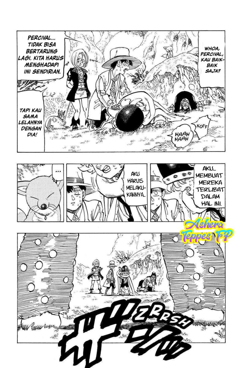 Halaman 17 dari Mokushiroku no Yonkishi Chapter 44