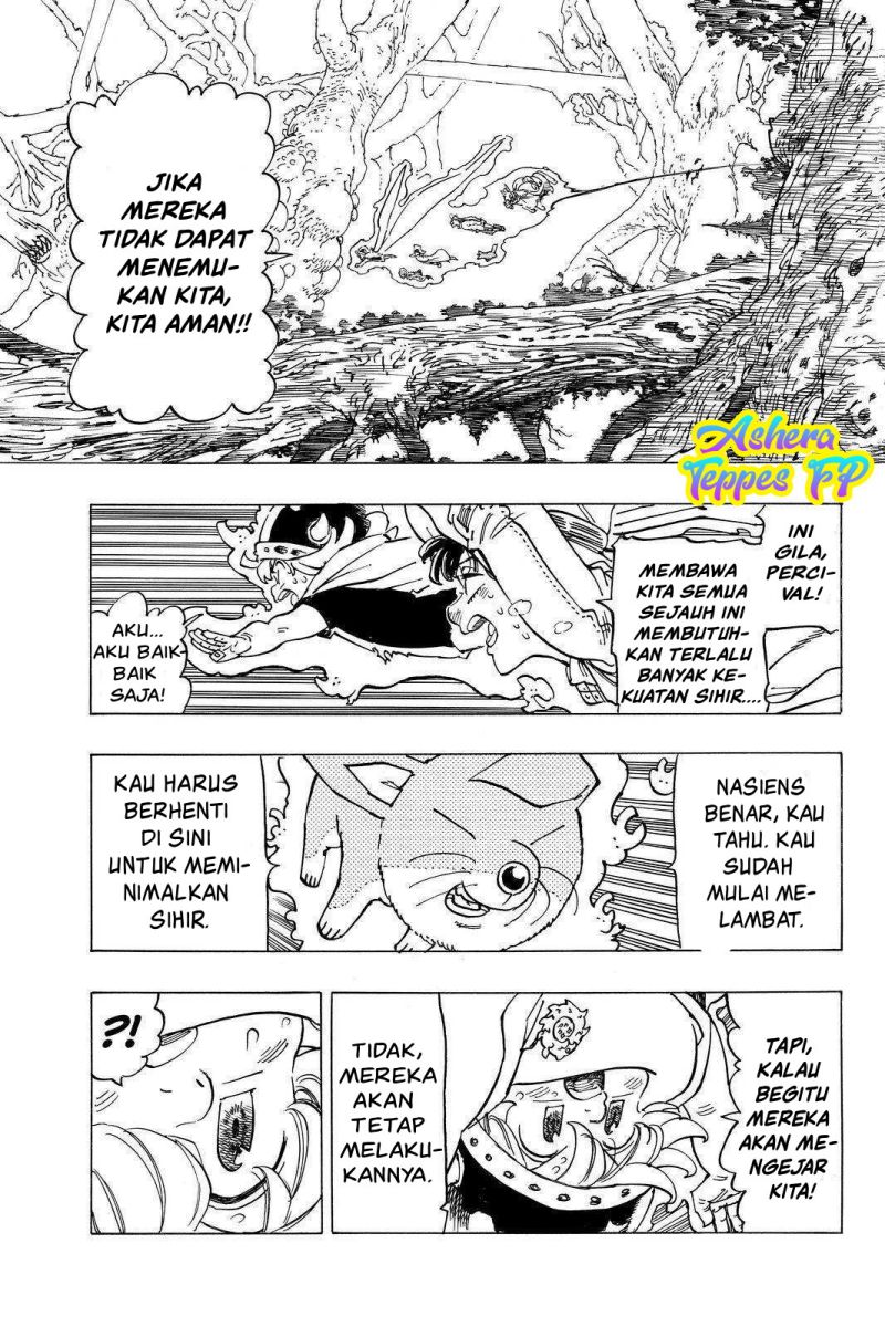 Halaman 8 dari Mokushiroku no Yonkishi Chapter 44