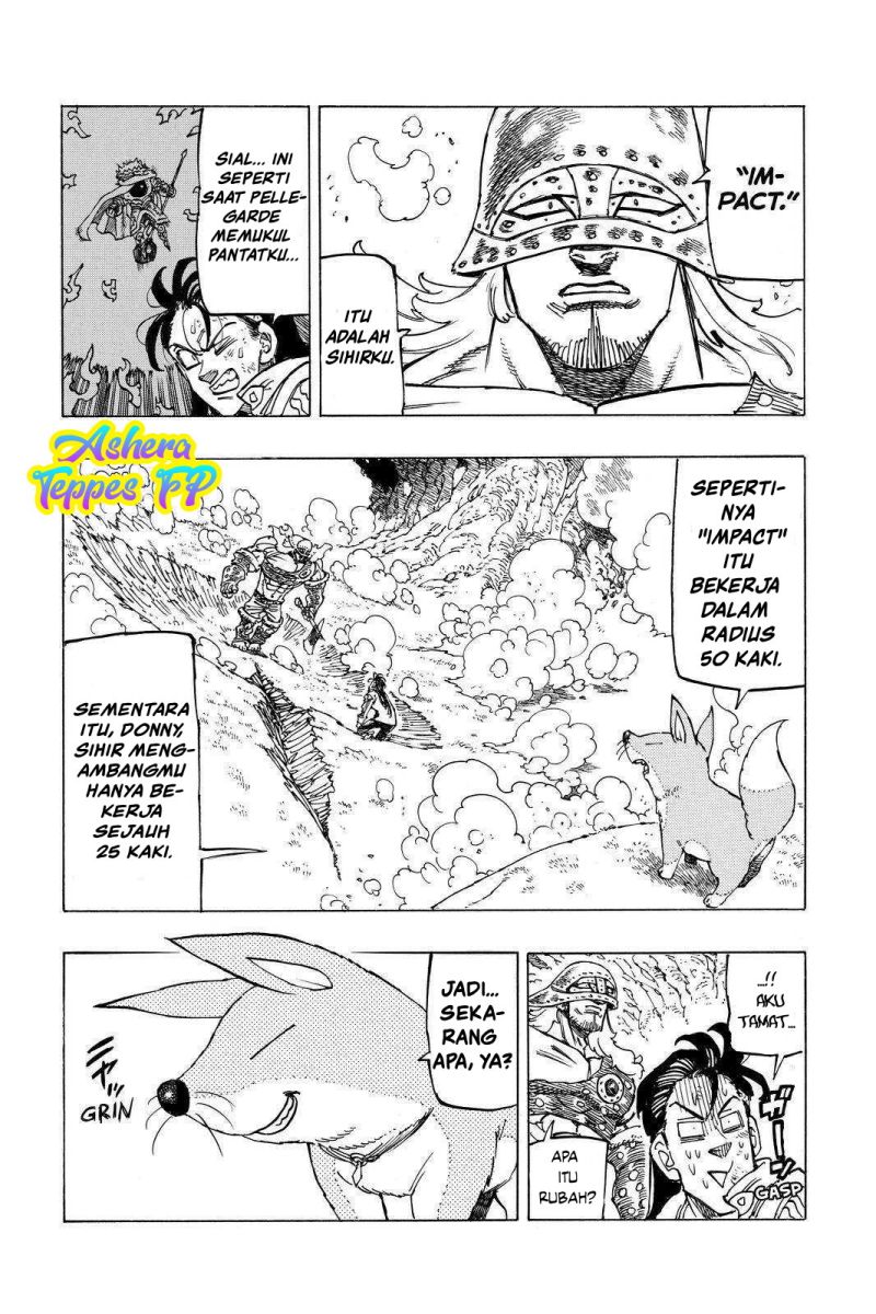 Halaman 11 dari Mokushiroku no Yonkishi Chapter 45