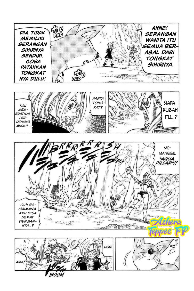 Halaman 14 dari Mokushiroku no Yonkishi Chapter 45