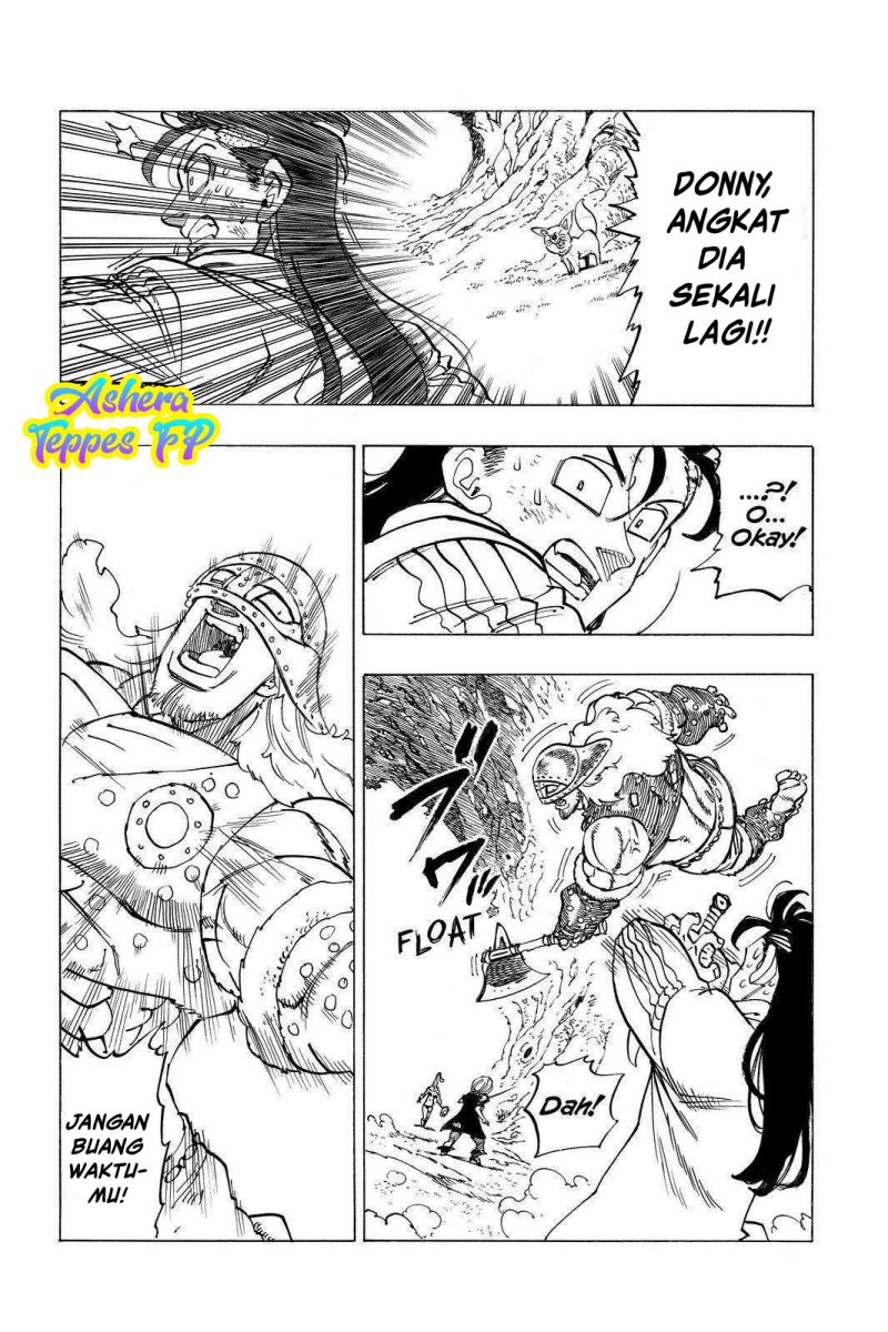 Halaman 15 dari Mokushiroku no Yonkishi Chapter 45