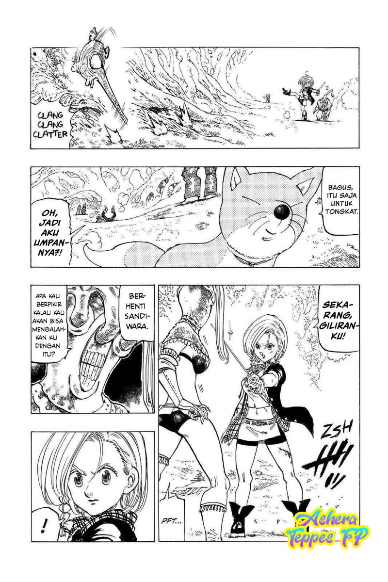 Halaman 18 dari Mokushiroku no Yonkishi Chapter 45