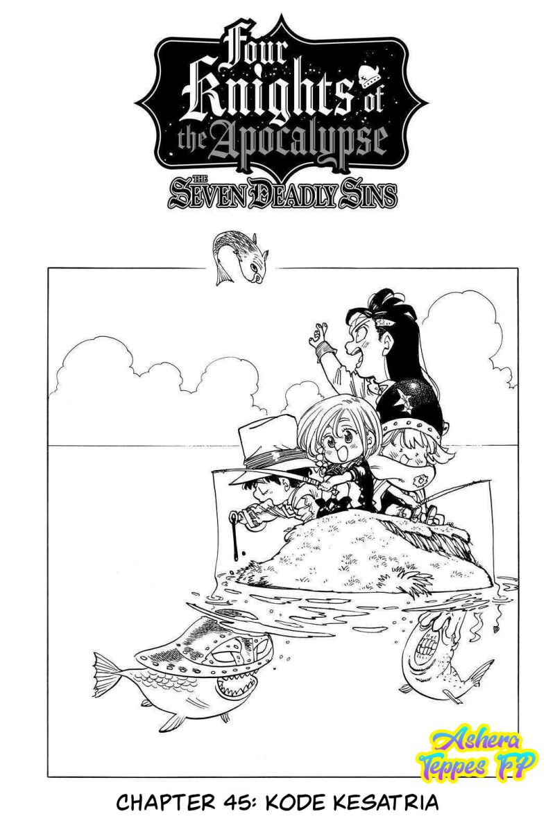 Halaman 2 dari Mokushiroku no Yonkishi Chapter 45