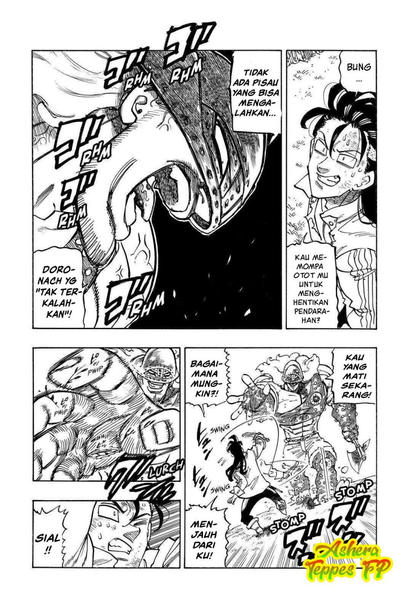 Halaman 10 dari Mokushiroku no Yonkishi Chapter 46