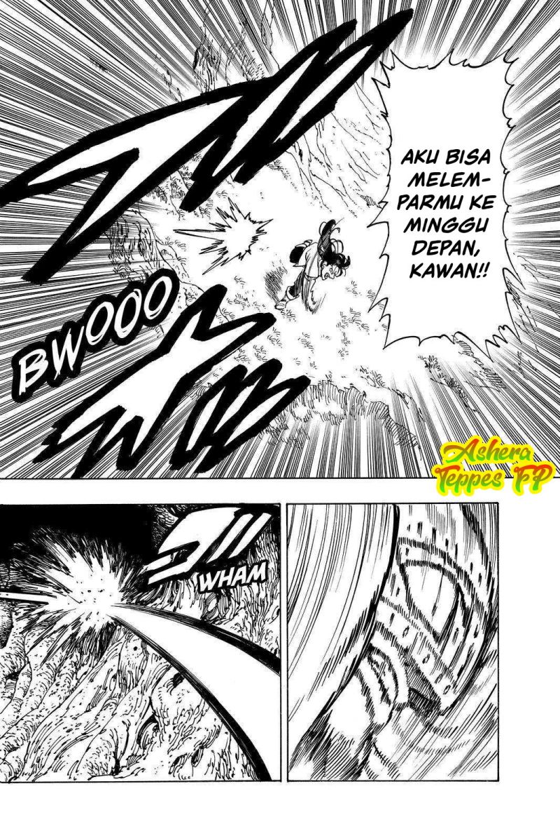 Halaman 15 dari Mokushiroku no Yonkishi Chapter 46