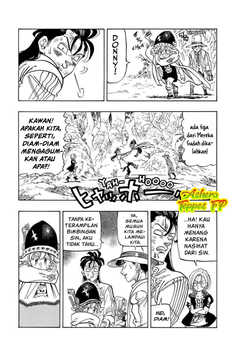 Halaman 18 dari Mokushiroku no Yonkishi Chapter 46