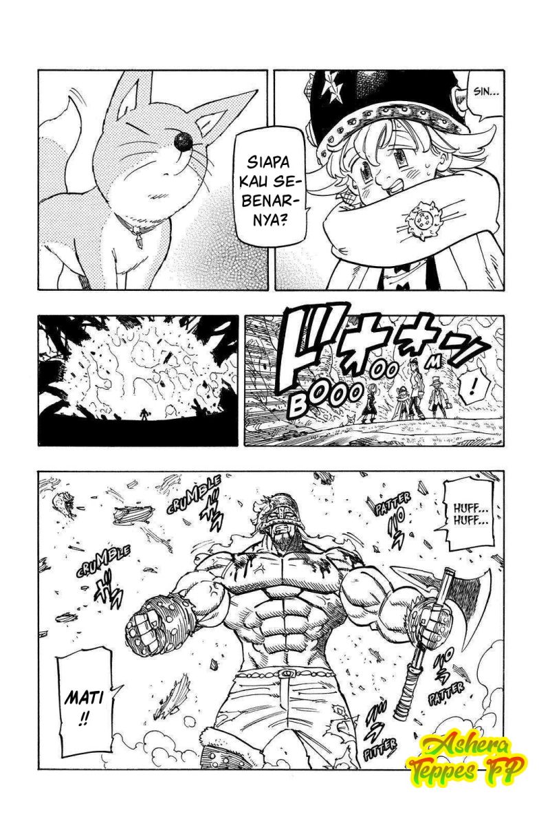 Halaman 19 dari Mokushiroku no Yonkishi Chapter 46