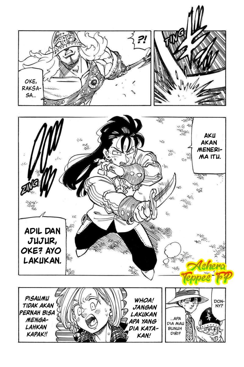 Halaman 5 dari Mokushiroku no Yonkishi Chapter 46