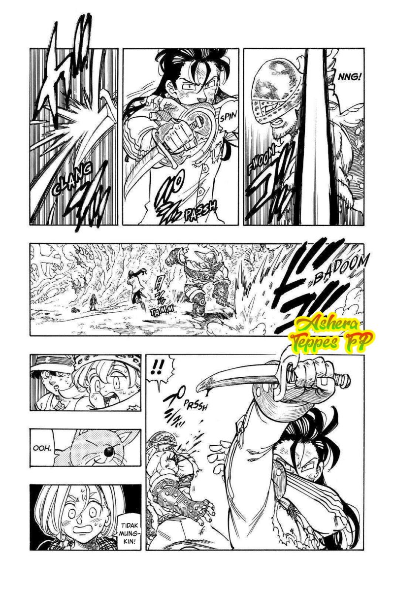 Halaman 6 dari Mokushiroku no Yonkishi Chapter 46