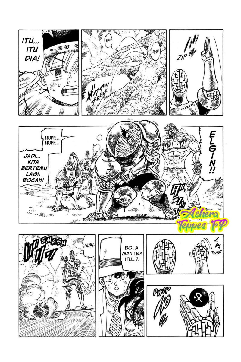 Halaman 10 dari Mokushiroku no Yonkishi Chapter 47