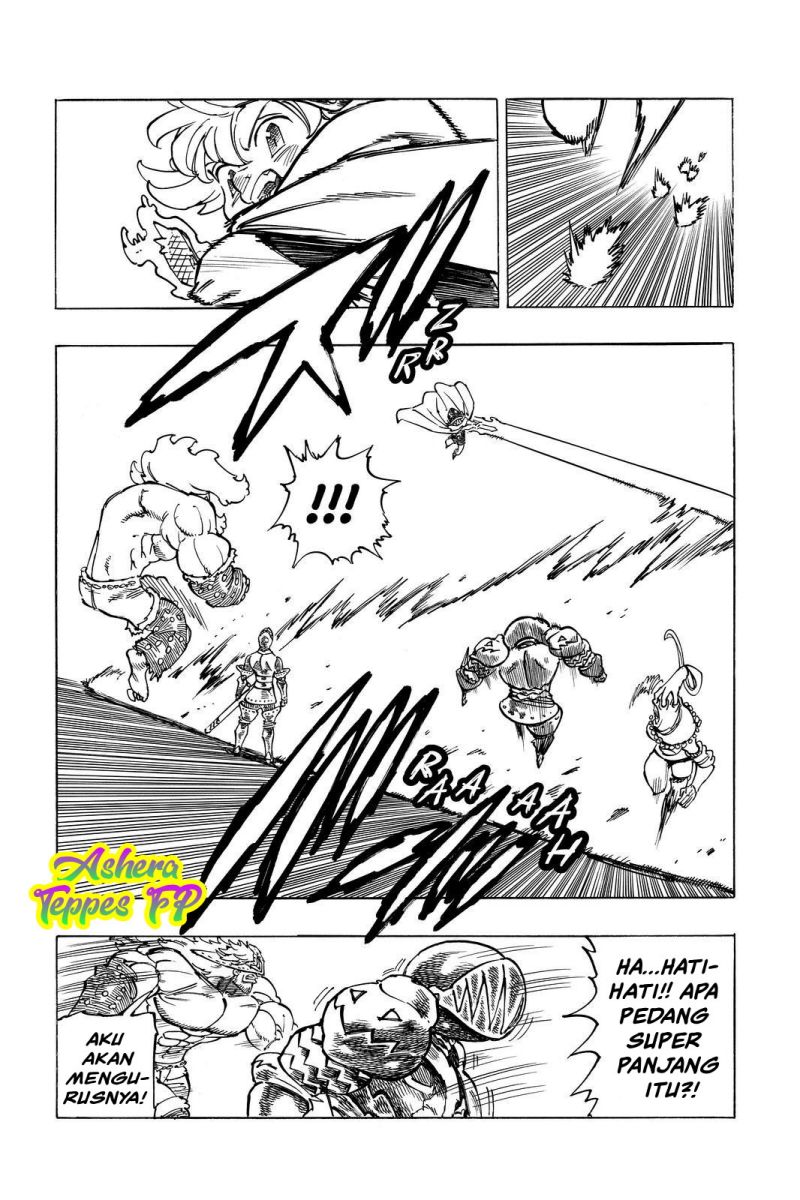 Halaman 17 dari Mokushiroku no Yonkishi Chapter 47