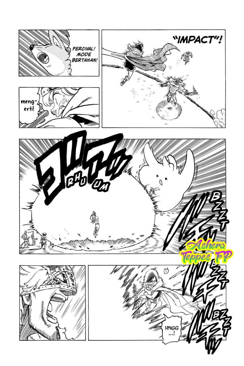 Halaman 18 dari Mokushiroku no Yonkishi Chapter 47