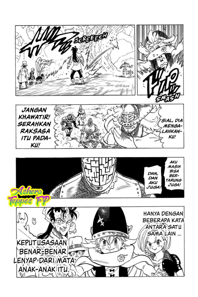 Halaman 19 dari Mokushiroku no Yonkishi Chapter 47