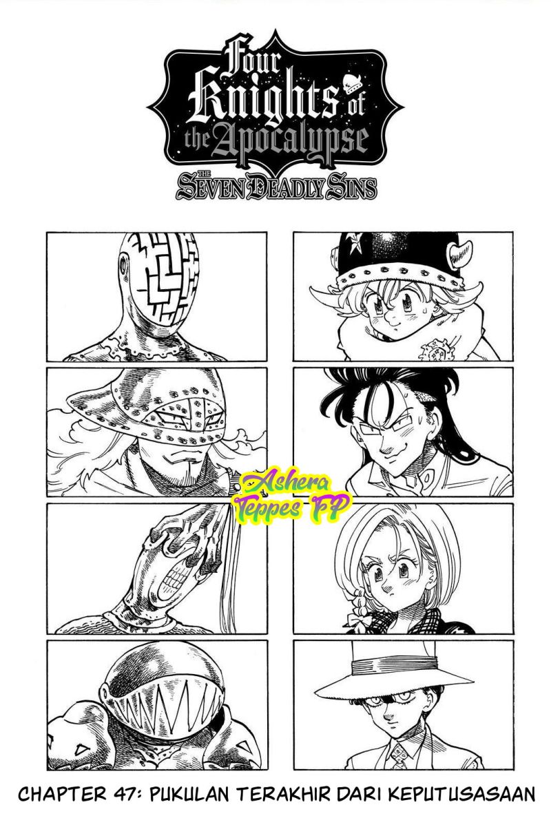 Halaman 2 dari Mokushiroku no Yonkishi Chapter 47