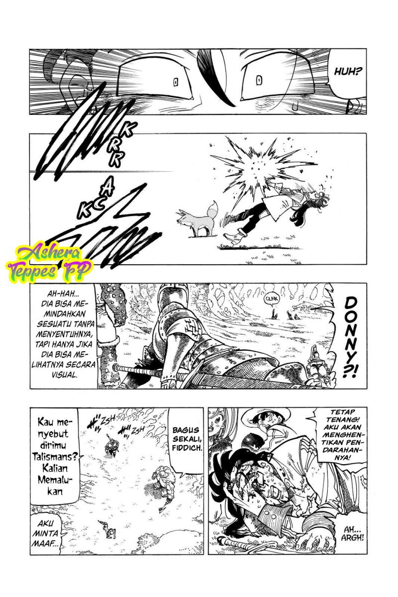 Halaman 8 dari Mokushiroku no Yonkishi Chapter 47